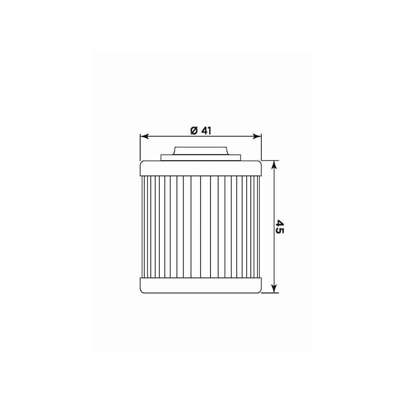 Filtru de ulei MIW (alt. HF560) pentru ATV CAN-AM DS 450 2008-2009, ATV CAN-AM DS 450 X 2008-2011