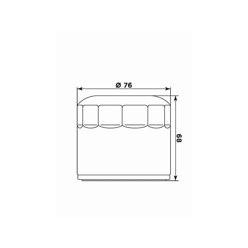 Filtru de ulei MIW (alt. HF172C)