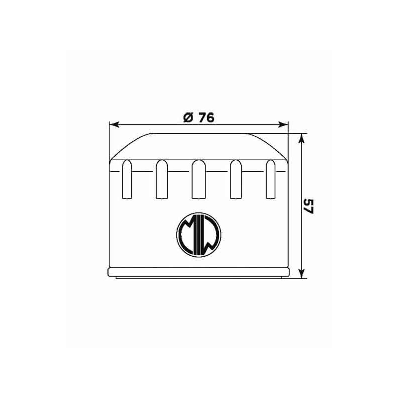 Filtru de ulei MIW (alt. HF165)