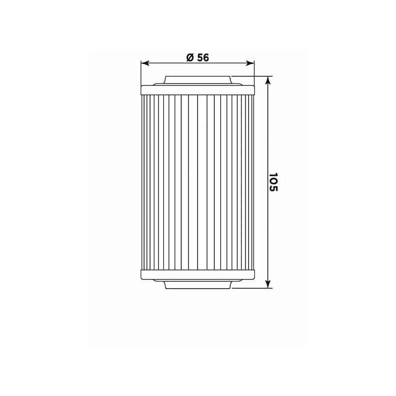 Filtru de ulei MIW (alt. HF556)