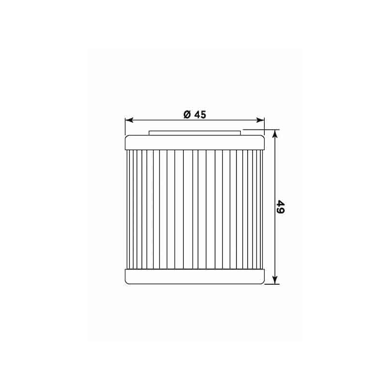 Filtru de ulei MIW (alt. HF563)