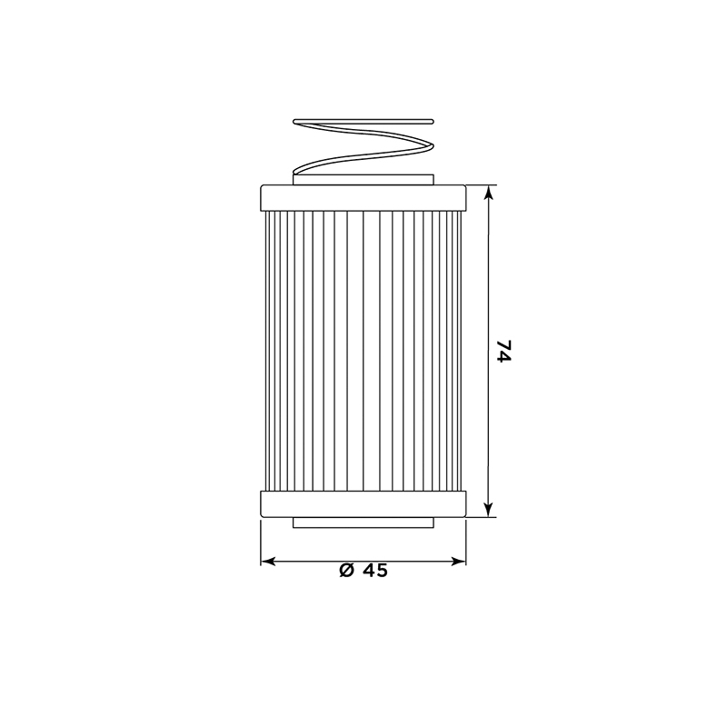 Filtru de ulei MIW (alt. HF567)