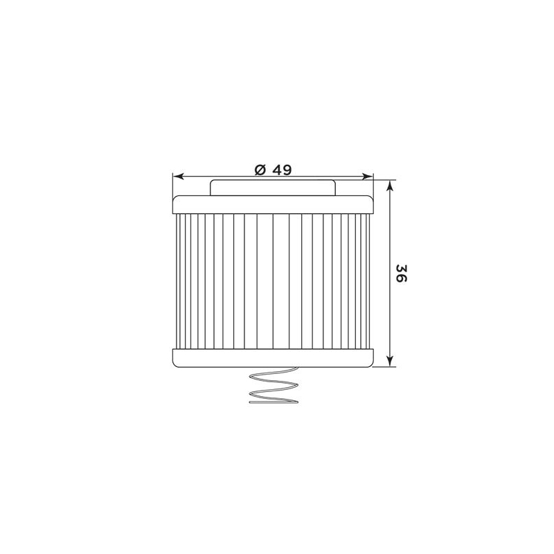 Filtru de ulei MIW (alt. HF540)