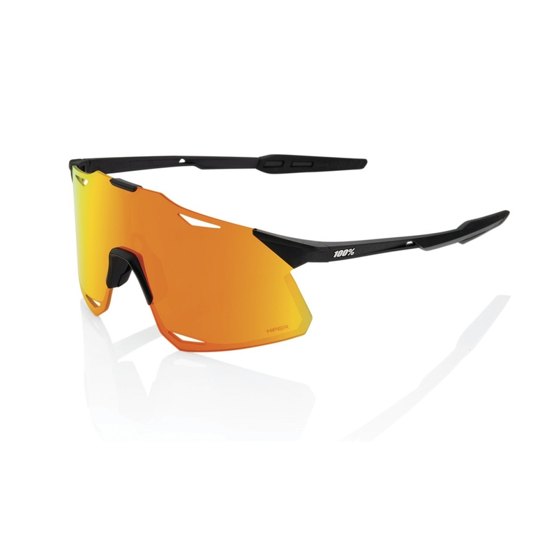 Ochelari de soare 100% HYPERCRAFT negru mat negru (sticlă roșie HIPER)