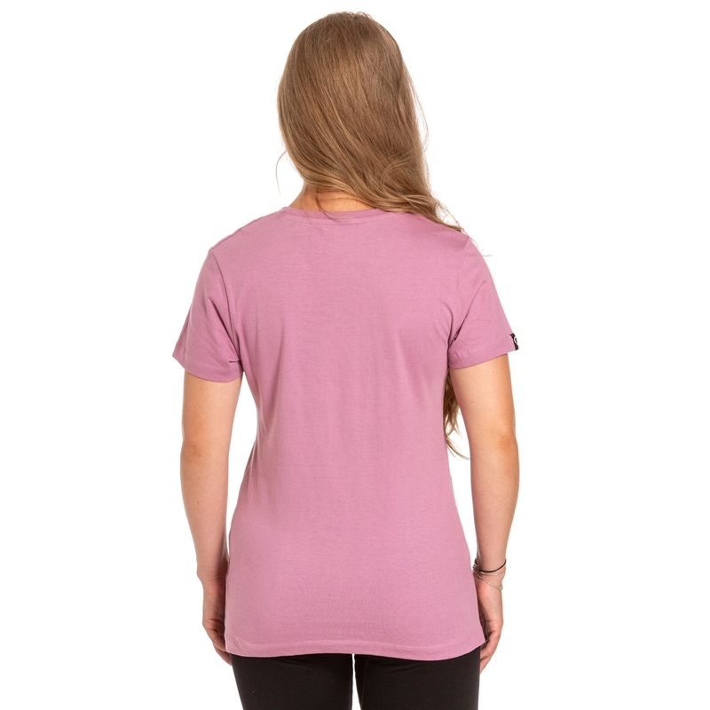 Tricou pentru femei Meatfly Ladies MF Logo roz lichidare