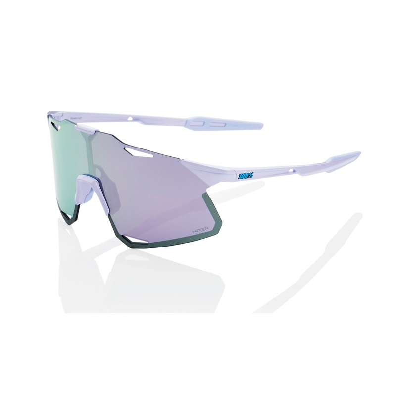 Ochelari de soare 100% HYPERCRAFT lustruit Levander violet (sticlă HIPER violet)