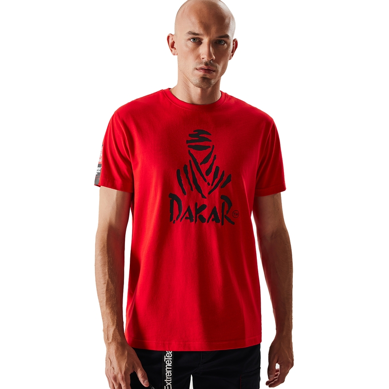 Tricou DAKAR Sport roșu lichidare