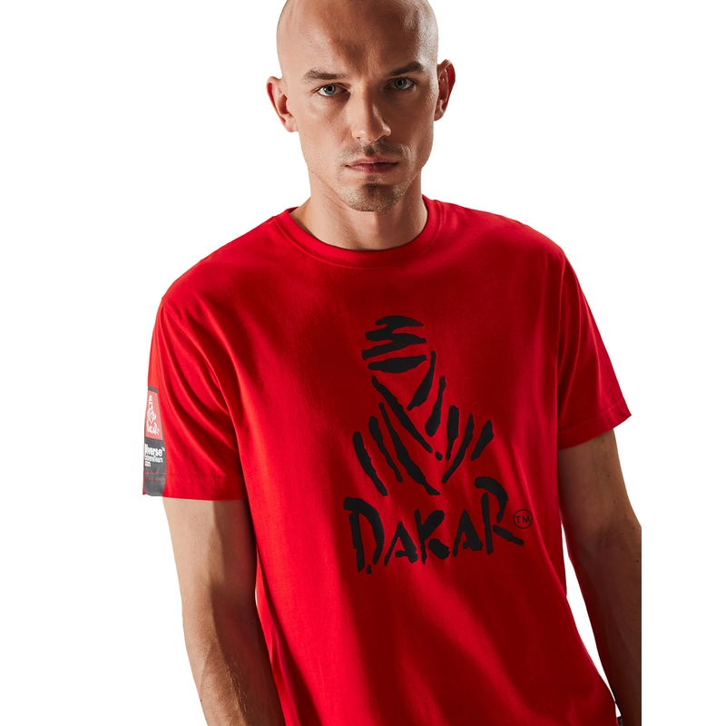Tricou DAKAR Sport roșu lichidare