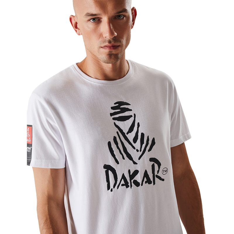 Tricou DAKAR Sport alb