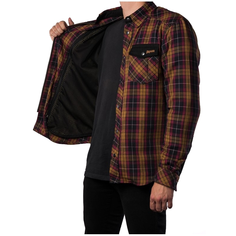 BROGER Alaska caramel motocicleta cămașă de caramel lichidare