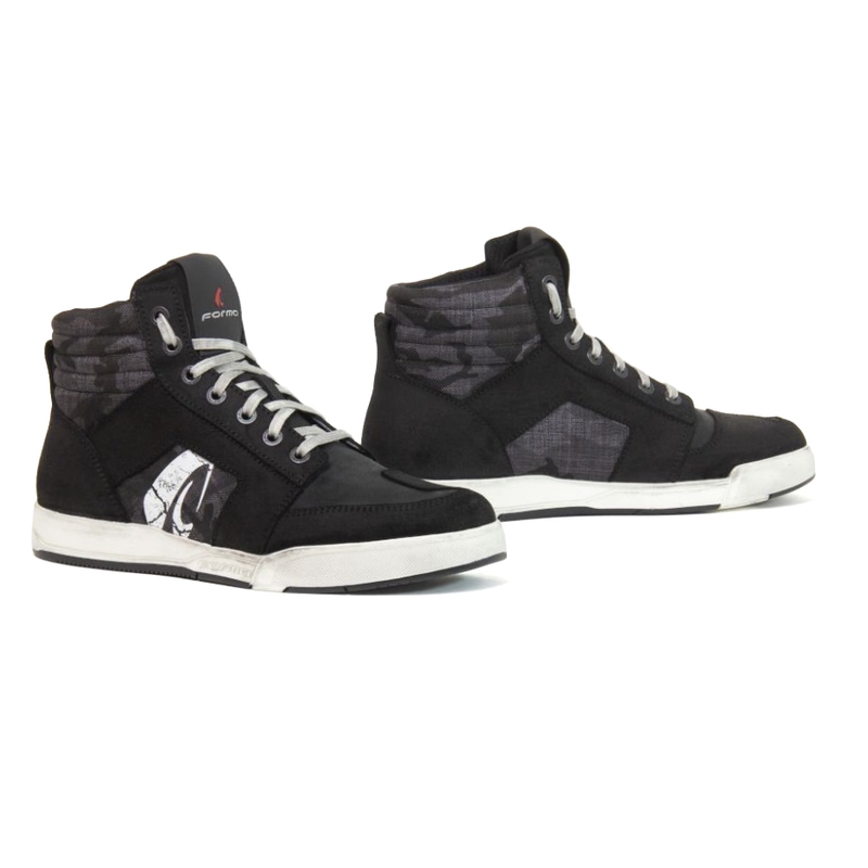 Cizme de motocicletă Forma Ground Dry camo-negru