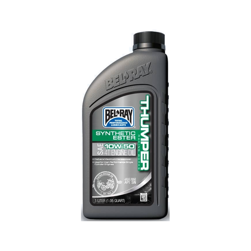 Ulei de motor Bel-Ray THUMPER RACING WORKS SYNTHETIC ESTER 4T 10W-50 1 l