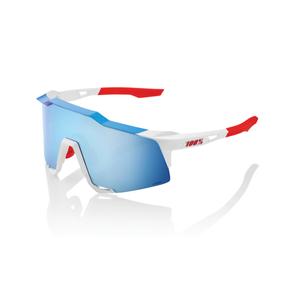 Ochelari de soare 100% SPEEDCRAFT TotalEnergies Team roșu-alb-albastru (sticlă albastră HIPER)