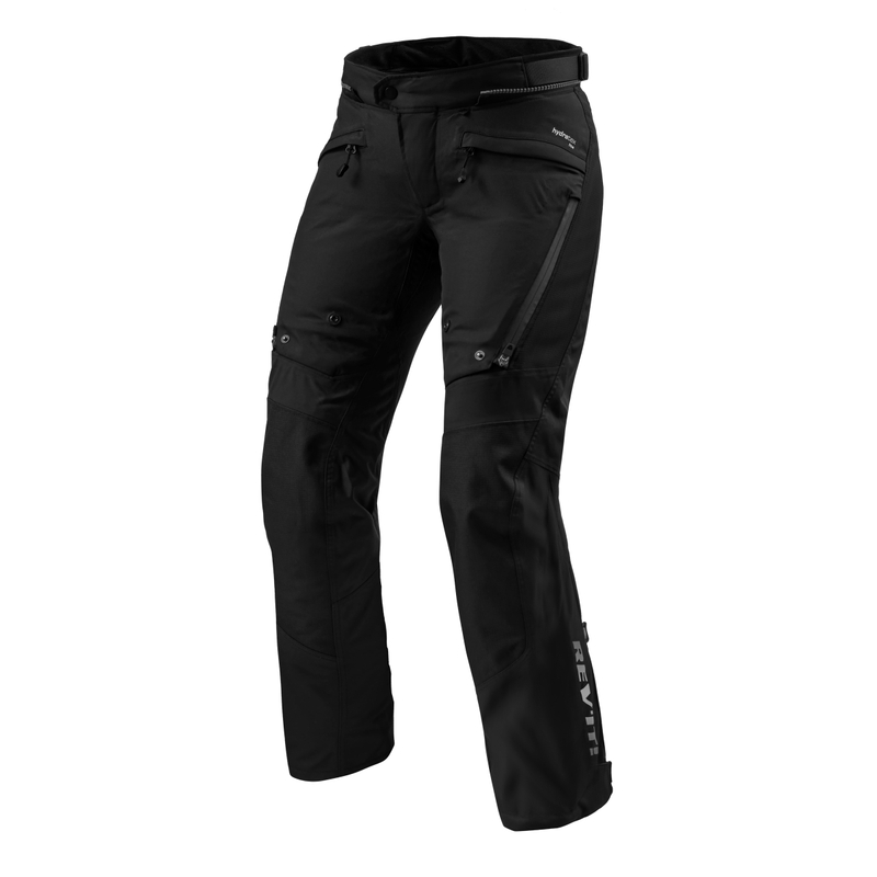 Pantaloni de motocicletă Revit Horizon 3 H2O pentru femei, negri, cu croială