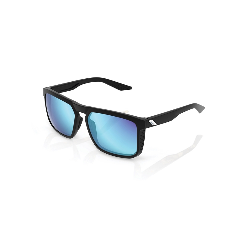 Ochelari de soare 100% RENSHAW negru (lentile albastre)