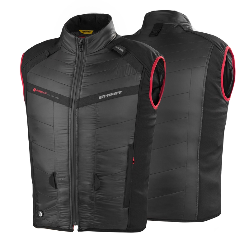 Shima Powerheat Vest negru-roșu