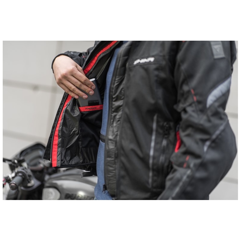 Shima Powerheat Vest negru-roșu