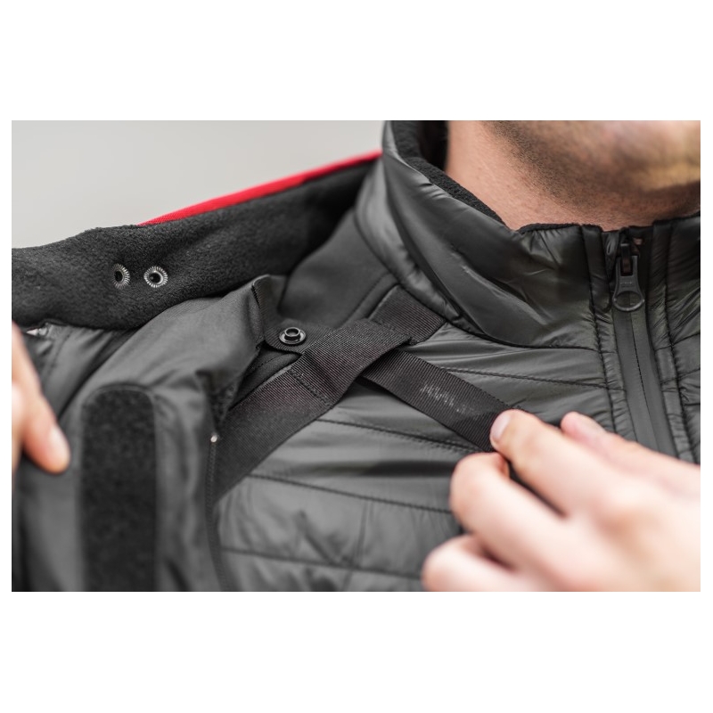 Shima Powerheat Vest negru-roșu