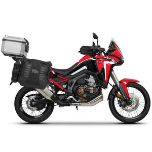 Set complet de genti laterale adventure SHAD TERRA TR40 si topcase din aluminiu SHAD TERRA 55L, incluzand kitul de montaj SHAD HONDA CRF 1100 Africa Twin