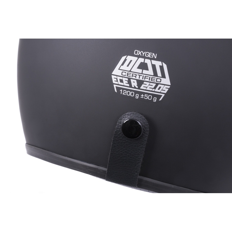 Cassida Oxygen cască de motocicletă deschisă negru mat