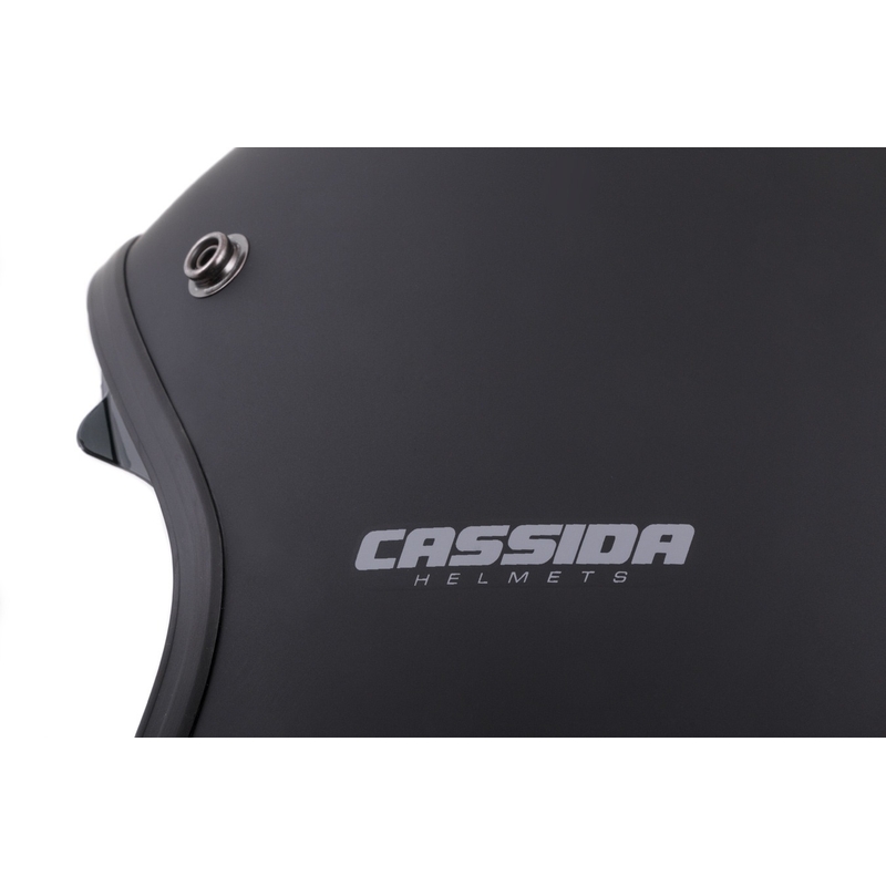 Cassida Oxygen cască de motocicletă deschisă negru mat