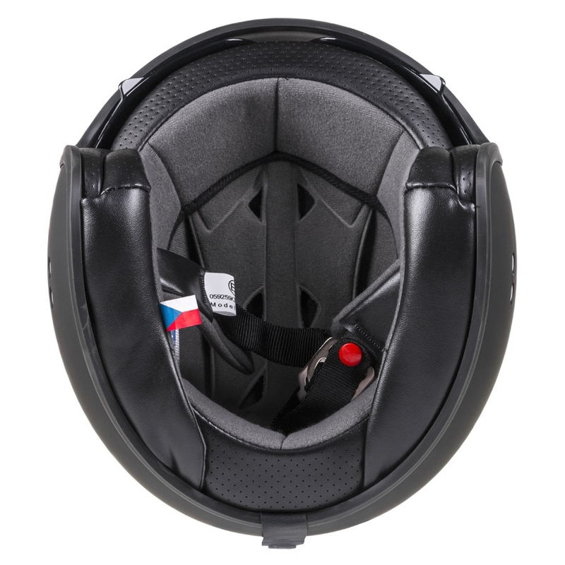 Cassida Oxygen cască de motocicletă deschisă negru mat