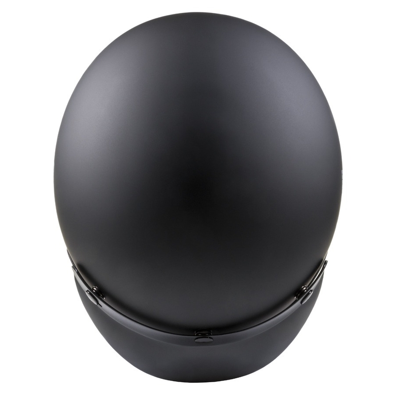 Cassida Oxygen cască de motocicletă deschisă negru mat