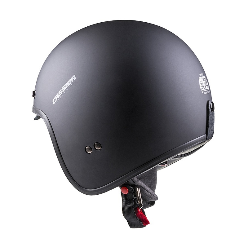 Cassida Oxygen cască de motocicletă deschisă negru mat