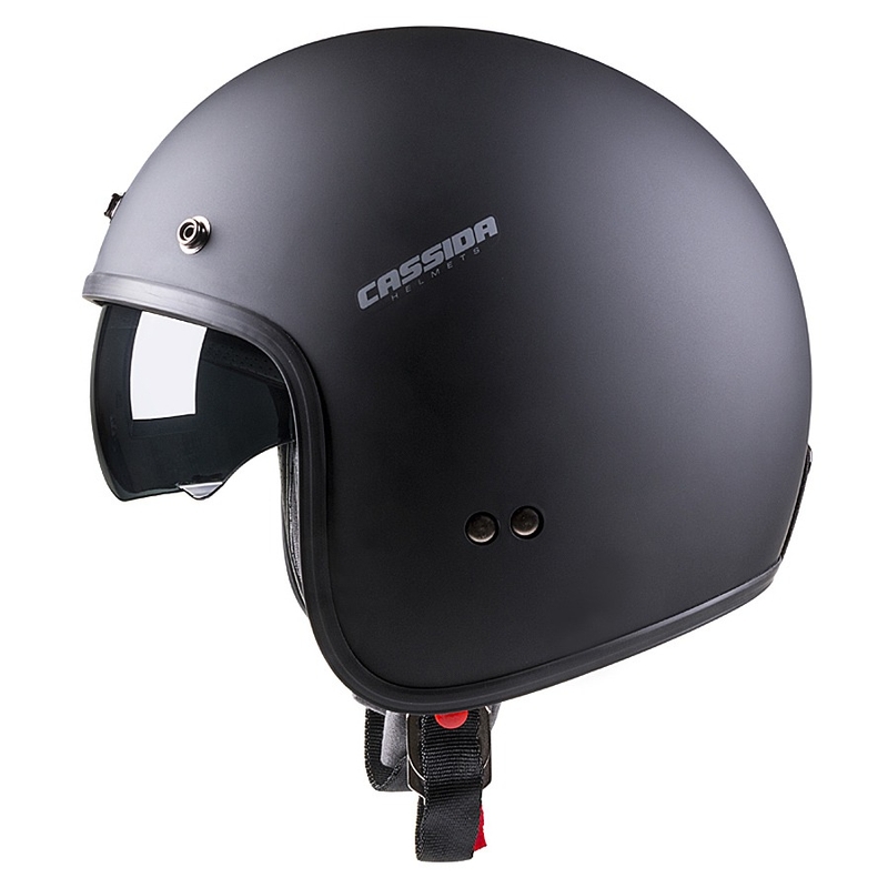 Cassida Oxygen cască de motocicletă deschisă negru mat