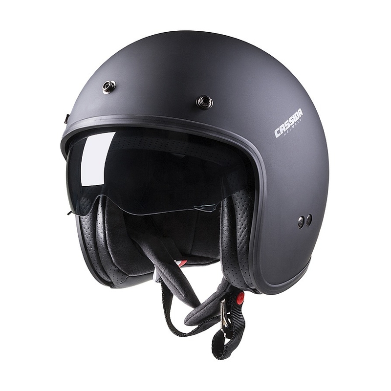 Cassida Oxygen cască de motocicletă deschisă negru mat