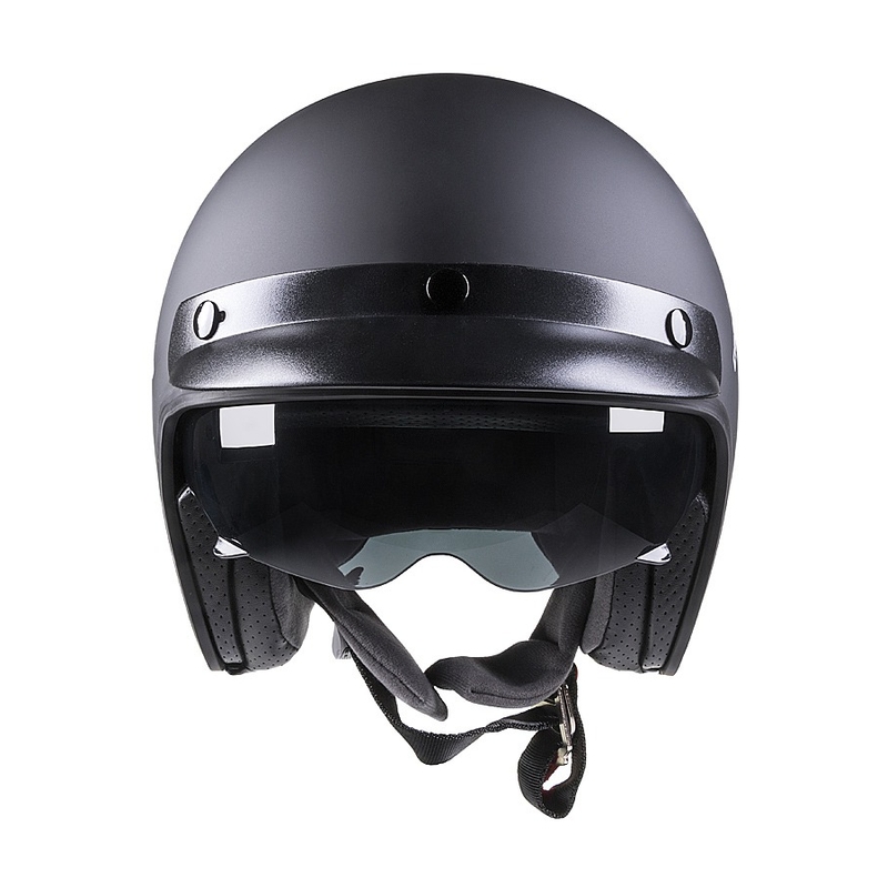 Cassida Oxygen cască de motocicletă deschisă negru mat