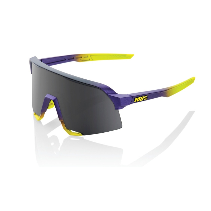 Ochelari de soare 100% S3 Matte Metallic Digital Bright (sticlă fumurie)