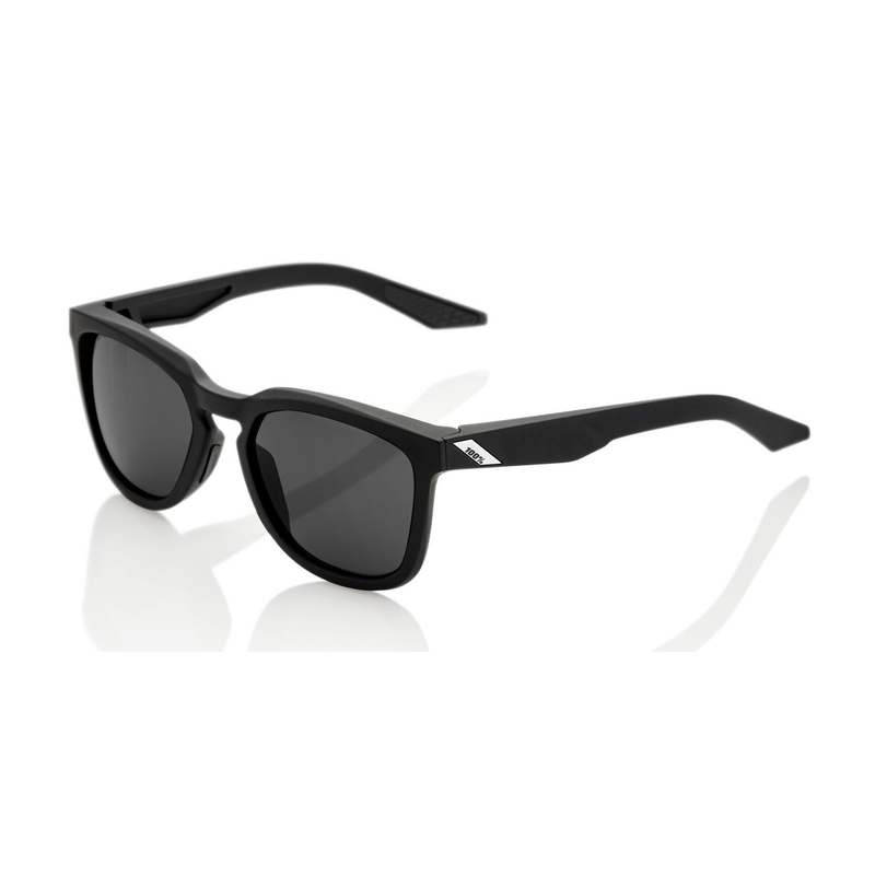 Ochelari de soare 100% HUDSON Soft Tact Black (Ochelari fumurii)
