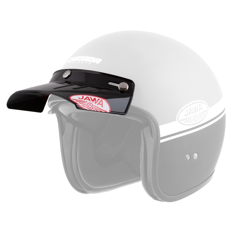 Vizor plat pentru casti Cassida Oxygen Jawa neagra