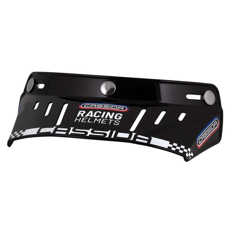 Vizor plat pentru căștile Cassida Oxygen Racing Spirit negru