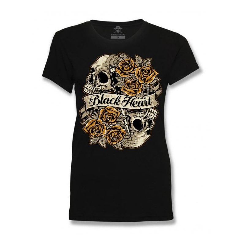 Tricou pentru femei Black Heart Romantic negru
