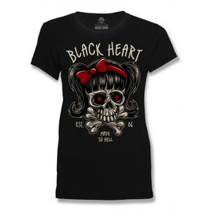 Tricou pentru femei Black Heart Sandy negru