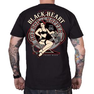 Tricou pentru bărbați Black Heart Suelin negru
