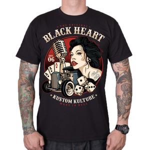 Tricou pentru bărbați Black Heart Victoria negru