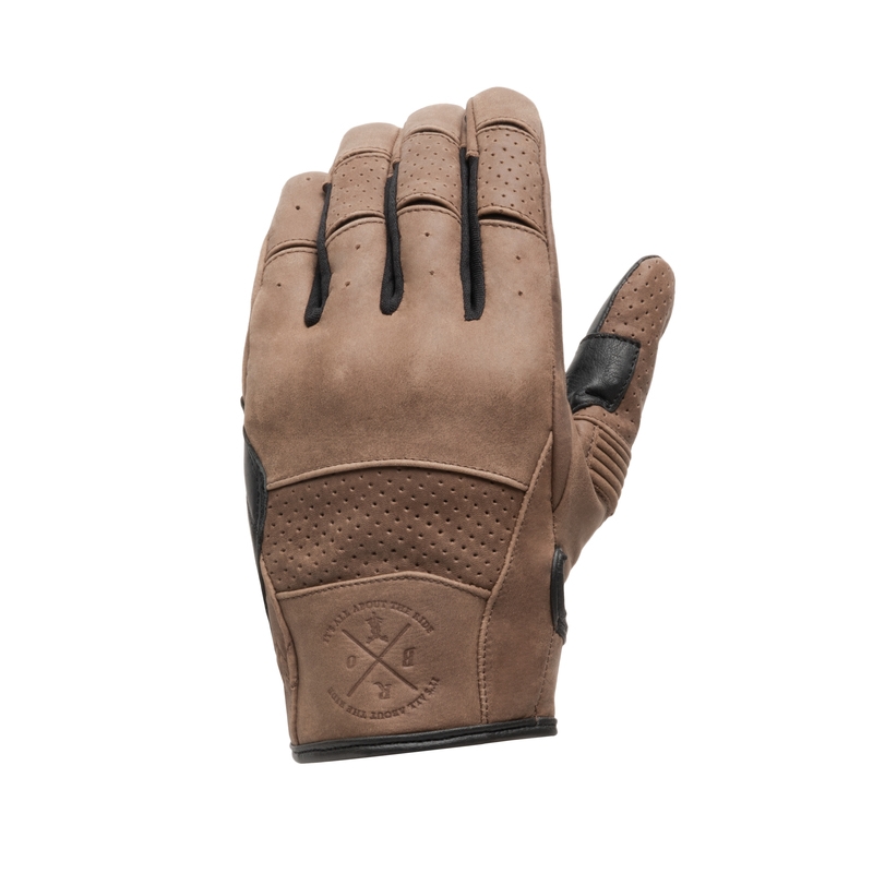 Mănuși de motocicletă BROGER California Vintage Brown lichidare