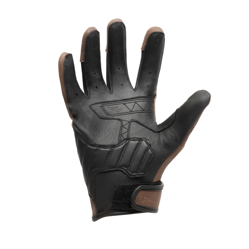 Mănuși de motocicletă BROGER California Vintage Brown lichidare