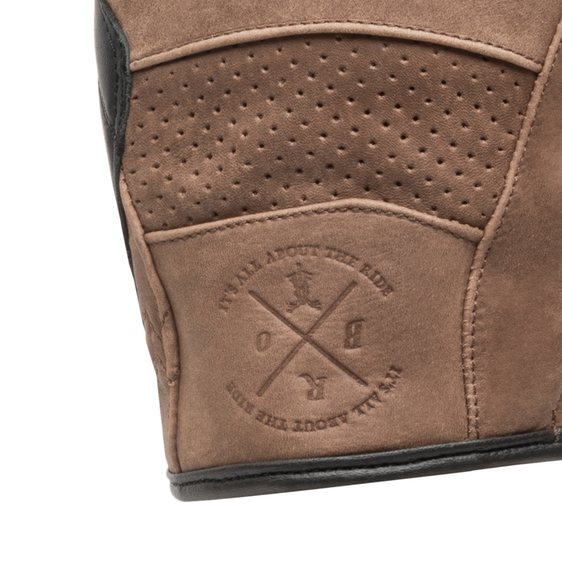 Mănuși de motocicletă BROGER California Vintage Brown lichidare