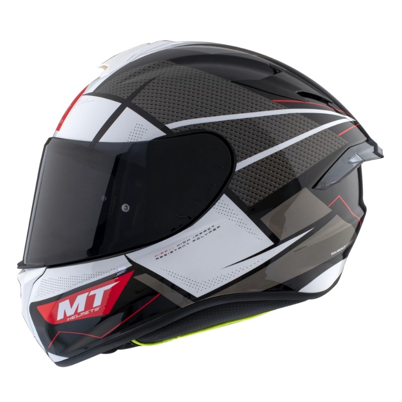 MT FF106 Pro Targo Pro Targo Pro Podium B0 cască de motocicletă integrală neagră și albă MT FF106 Pro Targo Pro Podium B0 lichidare