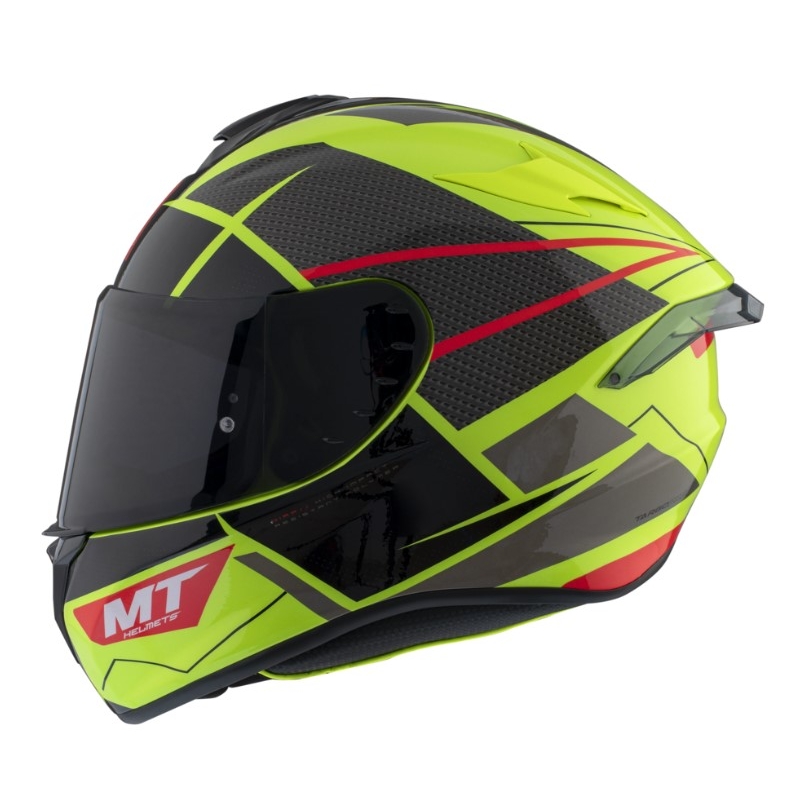 MT FF106 Pro Targo Pro Podium D1 galben fluo-roșu-negru Cască de motociclist integrală MT FF106 Pro Targo Pro Podium D1 galben fluo-roșu-negru lichidare