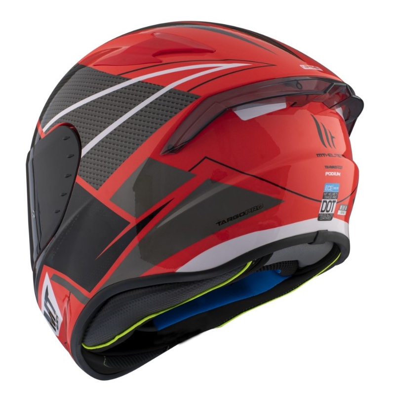 MT FF106 Pro Targo Pro Podium D5 roșu/negru Cască de motociclist integrală MT FF106 Pro Targo Pro Podium D5 roșu/negru lichidare