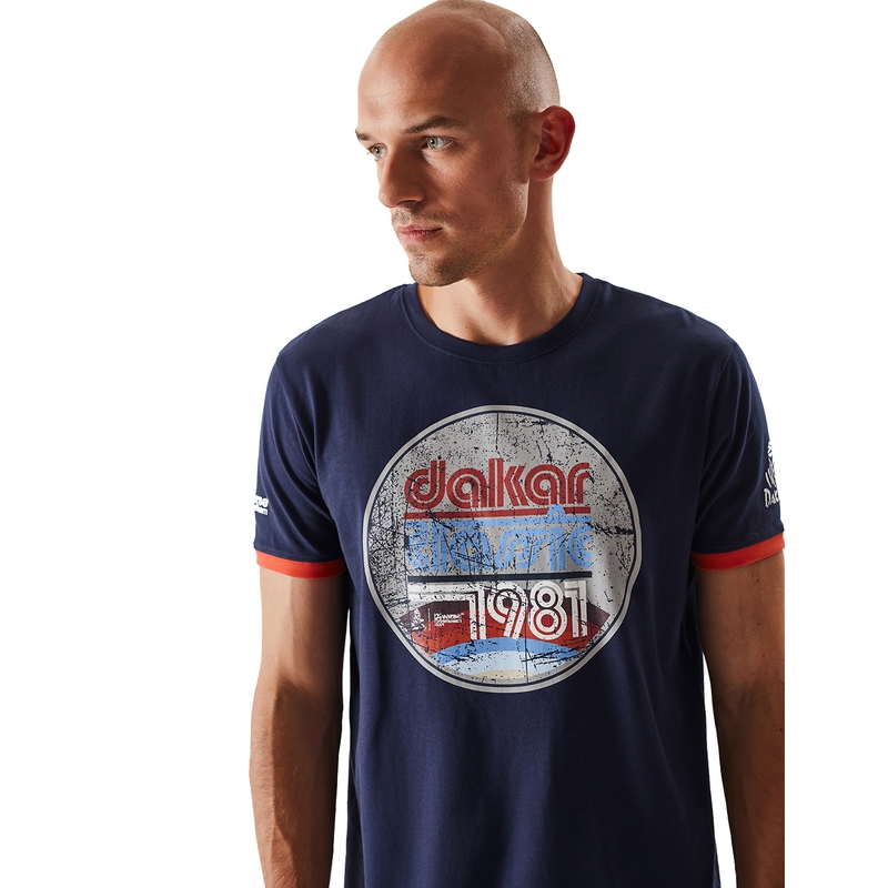 Tricou DAKAR Classic albastru închis