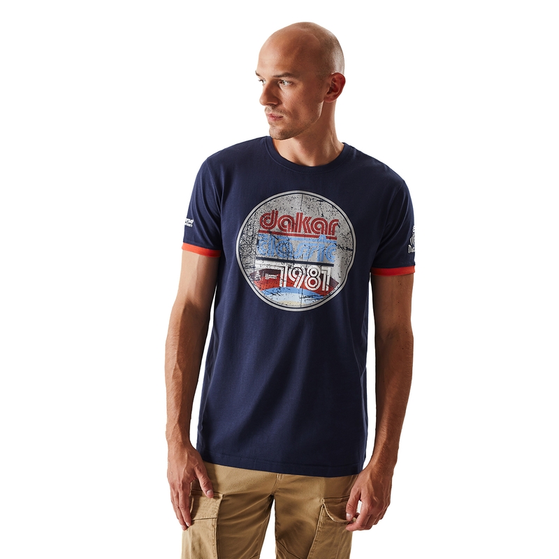 Tricou DAKAR Classic albastru închis