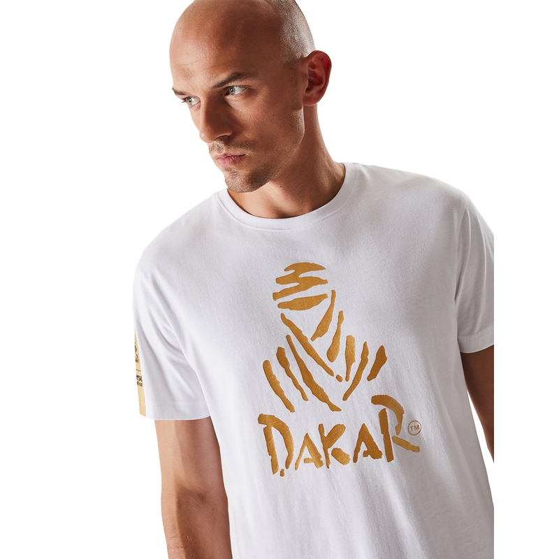 Tricou DAKAR VIP 0123 alb