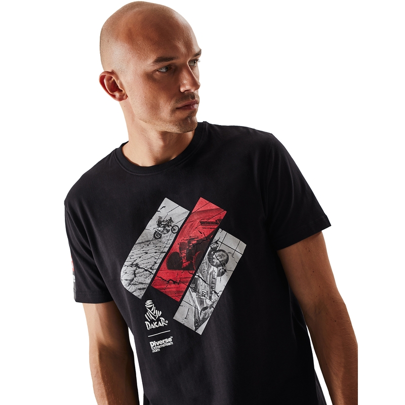 Tricou DAKAR DKR 1222 negru