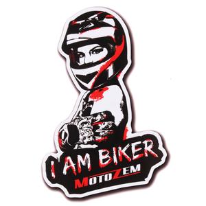 MotoZem I Am Biker Magnet - Femeie